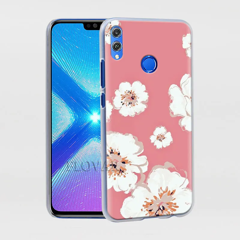 Футляр для телефона для Honor 20 Pro 9 10 Lite 8X 8A 8C 8 S 7A фотоаппаратов моментальной печати 7 S Y7 Y9 V20 Мандала Цветок дурмана с цветочным принтом Твердые чехлы из PC