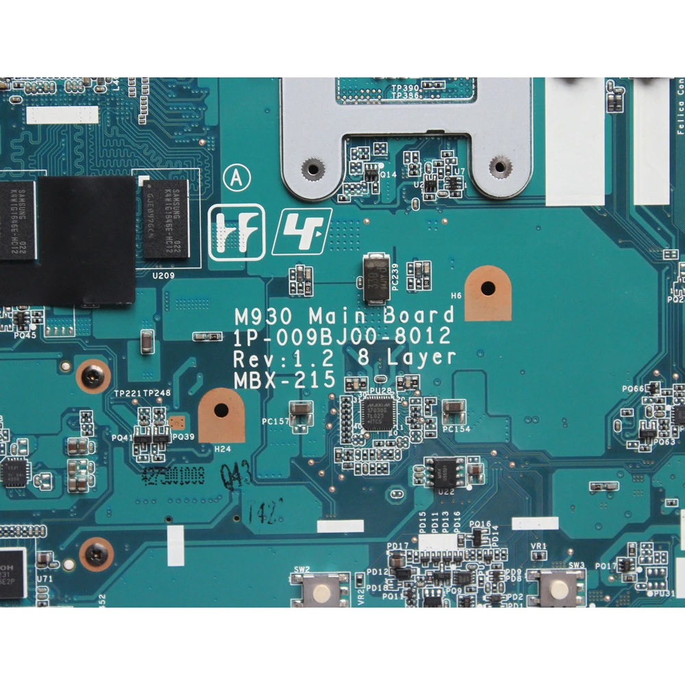 YTAI MBX-215 для sony VAIO VPC-F M930 MBX-215 Материнская плата ноутбука DDR3 PM55 A1765405C REV: 1,2 1P-009BJ00-8012 материнская плата Тесты