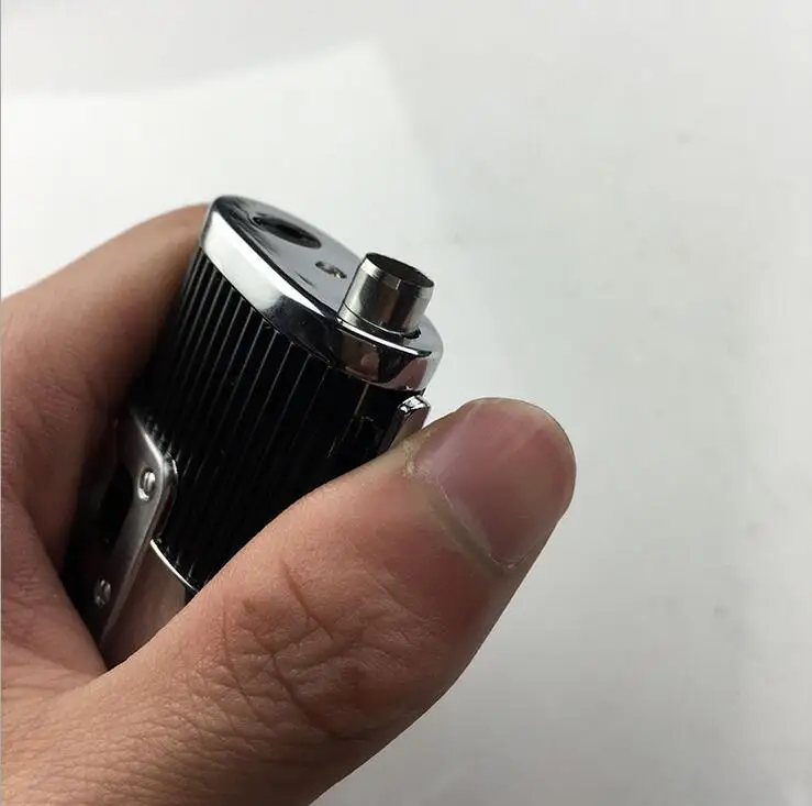 Gridding Stripes Стиль Турбо Зажигалка Карманный Бутан Ветрозащитный Тройной Факел Jet