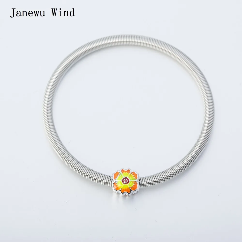 Женский серебряный браслет с подвеской Janewu и рисунком летучей мыши для мужчин