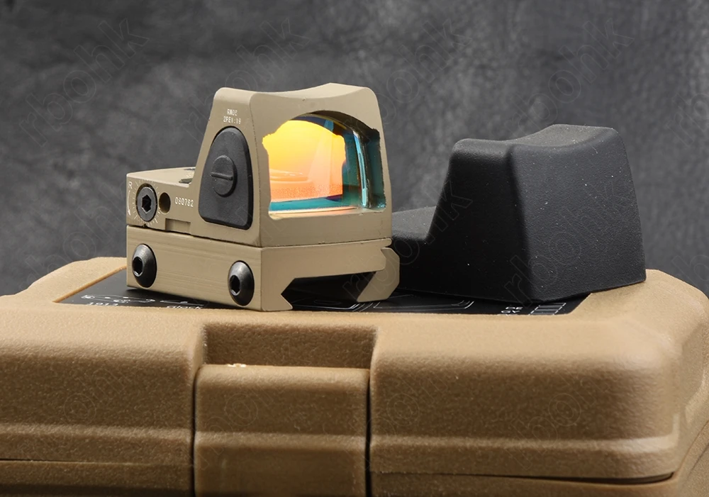 Тактический Мини Коллиматорный прицел от Trijicon Стиль 1x Red Dot Пикатинни и Глок база