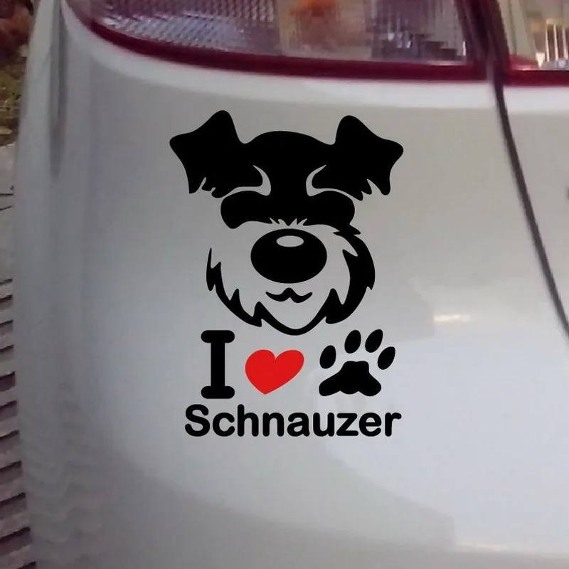 Виниловая наклейка Schnauzer водонепроницаемые наклейки для собак автомобильные и