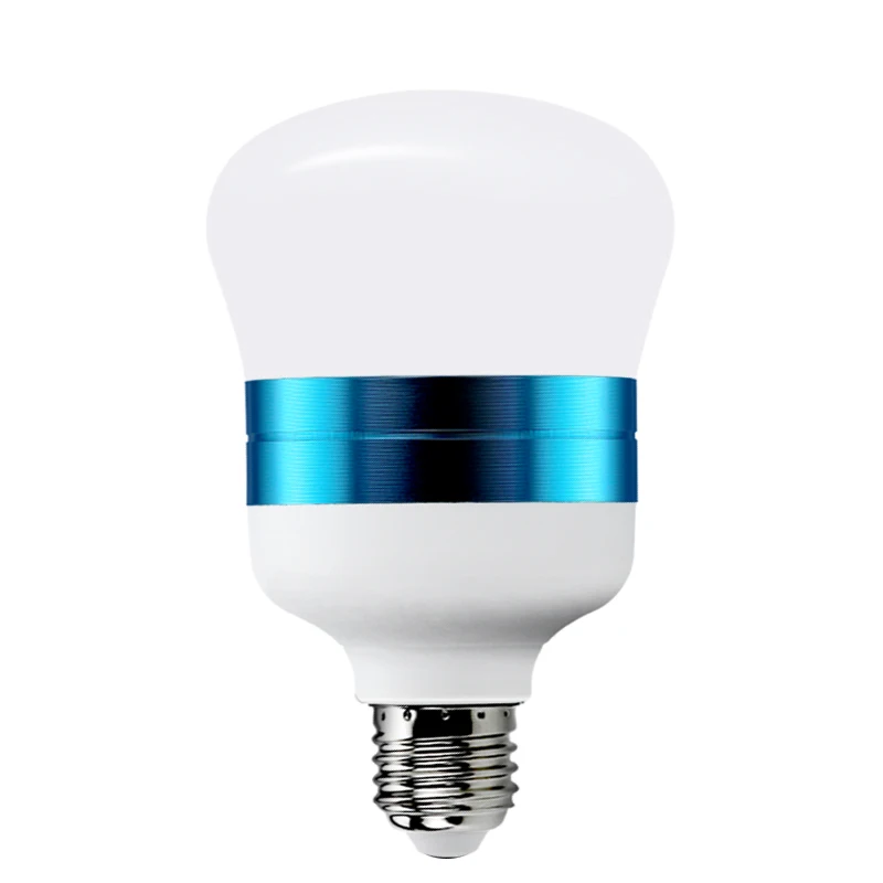 Led AC220V Бао синий E27 винт супер яркий белый/теплый белый 8 Вт 12 18 24 36 50 внутренний