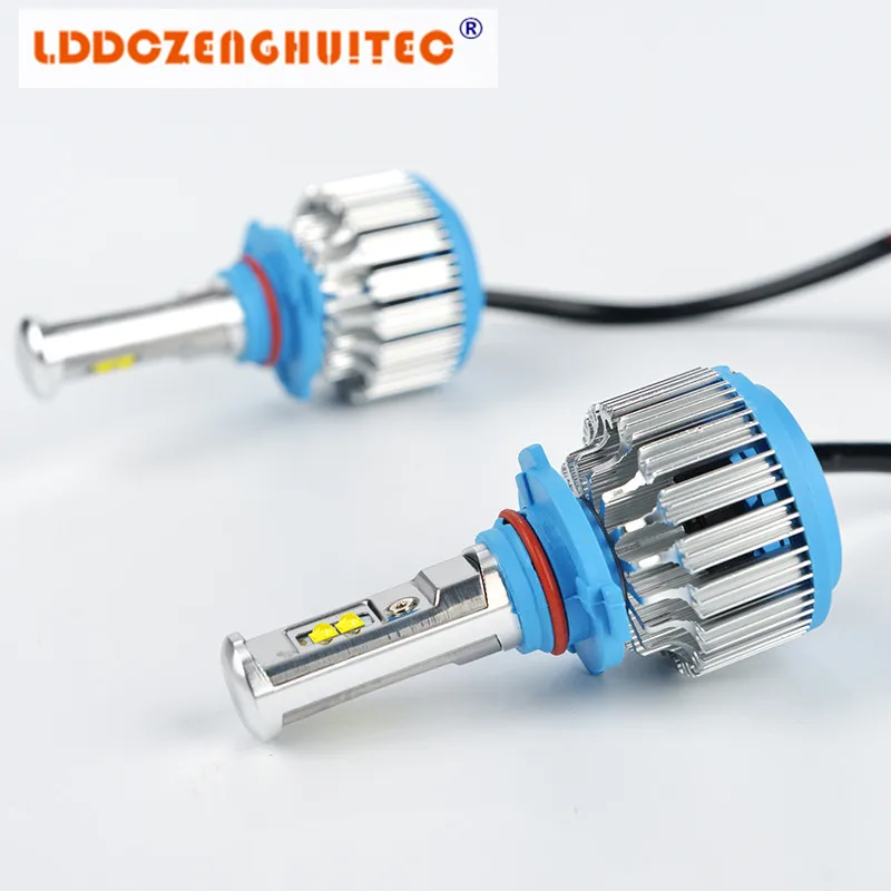 LDDCZENGHUITEC Автомобильные фары 70 Вт 9005 лм/комплект H1 H7 H4 Hi/Lo H11 9006 HB3 HB4