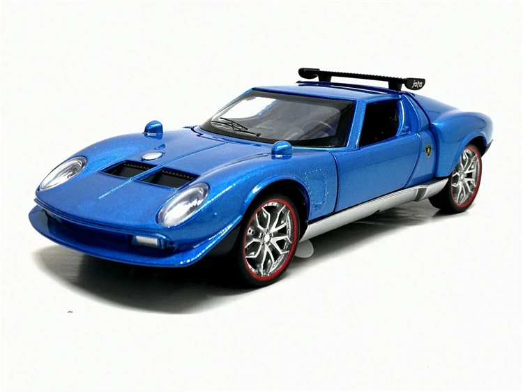 C 1/32 Miura 1965 Diecasts игрушечный Транспорт сплав автомобиль горячий стиль модели автомобилей игрушки для детей подарок - Цвет: C