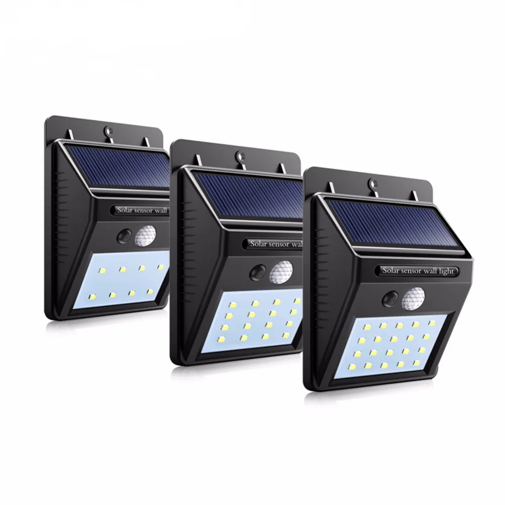 

Solar Lamp Led Solar Powered Wireless PIR Motion Sensor Light Outdoor Garden Lawn Landscape Yard lights Security Wall Lam