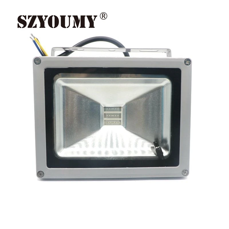 SZYOUMY RGB проекционный Светодиодный прожектор 10 Вт 20 30 50 70 Водонепроницаемый IP65