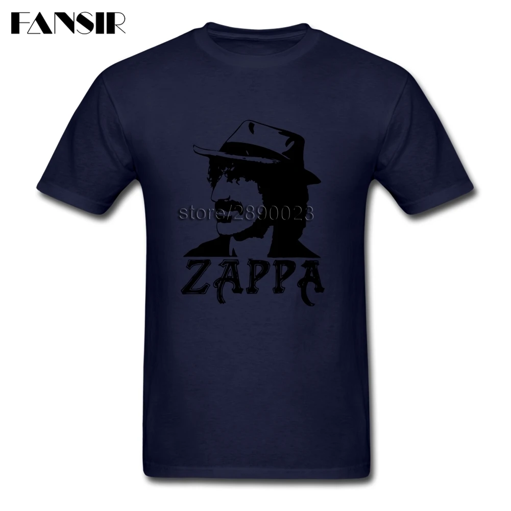 Frank Zappa Для мужчин футболка Crazy мужской короткий рукав с круглым вырезом XS-3XL