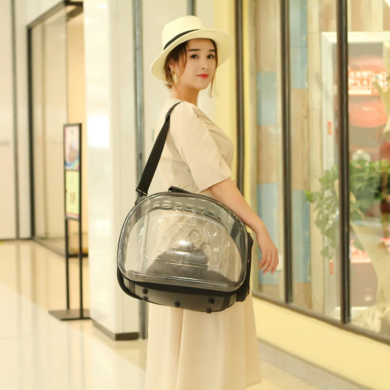 Сумка-переноска для кошек дышащая складная 3 цвета | Дом и сад