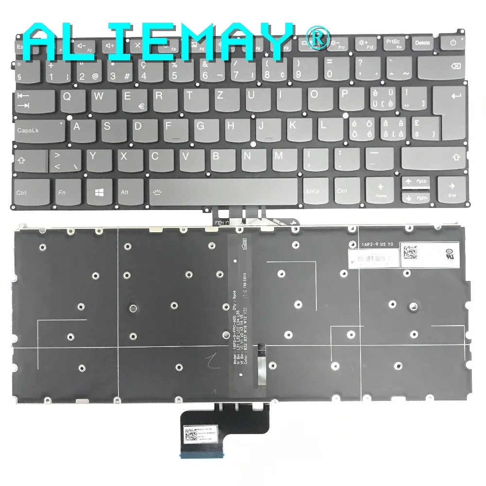 Совершенно новая Оригинальная клавиатура с подсветкой SW SWISH для Lenovo IDEAPAD 720S 13 13IBR