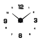 Настенные кварцевые 3d-часы сделай сам, акриловые зеркальные украшения на стену, для украшения дома, балкона, двора, со стрелками, европейский стиль