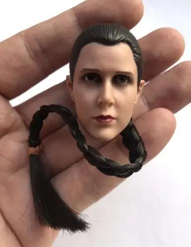 only head ATX015 Звездные войны принцесса Лея Solo Leia Organa Solo 1/6 масштаб головы лепить и Одежда Набор для 12 ''TBLeague S09c Бесшовные тела - Цвет: only head