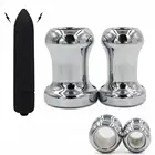 Анальная пробка YEMA с пустотелыми отверстиями, металлическая Анальная пробка большое влагалище с пулей, мини-вибратор для стимуляции клитора, интимные игрушки для мужчин и женщин