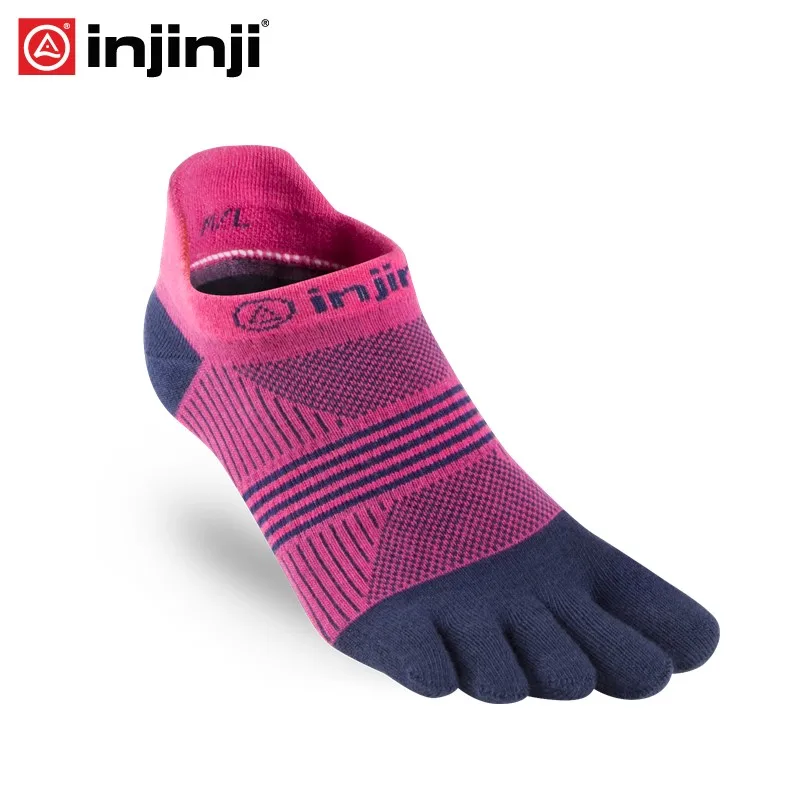 Injinji Toe носки беговые Легкие без показа пять пальцев женские носки для бега