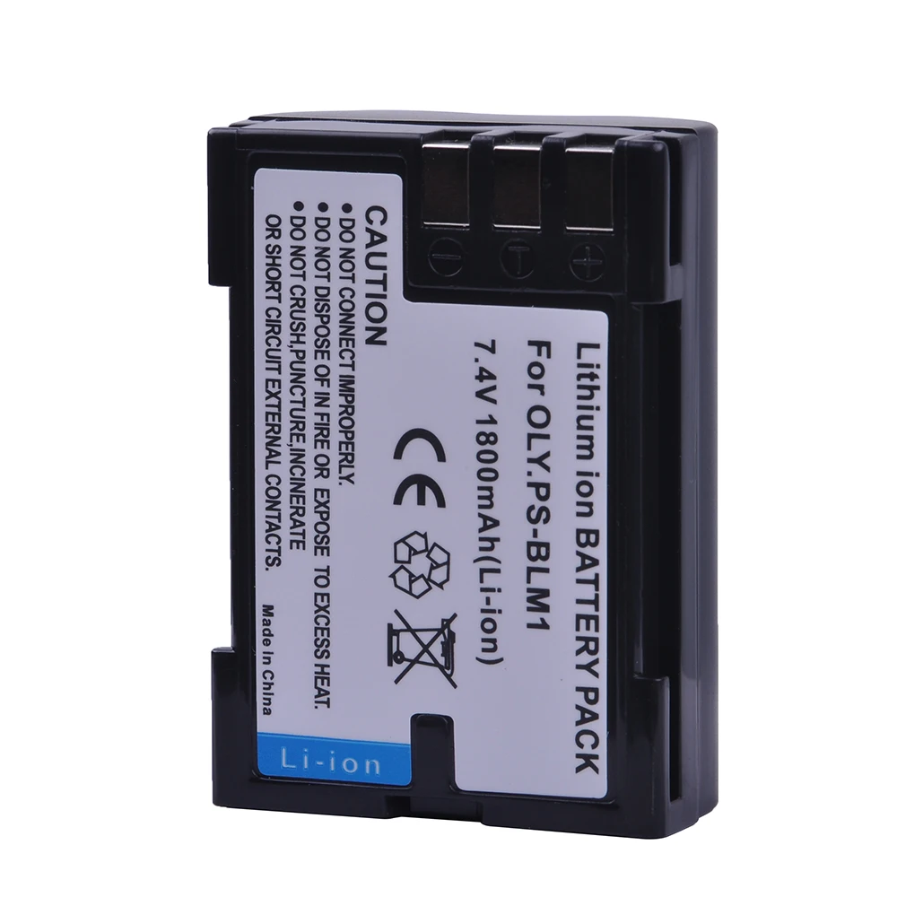 Фото PowerTrust 2Pcs PS-BLM1 BLM1 BLM-1 Аккумулятор для Olympus, C-5060, C-7070, C-8080, E-1, E-3, E-30, evol, EVOLT, E-520, №4