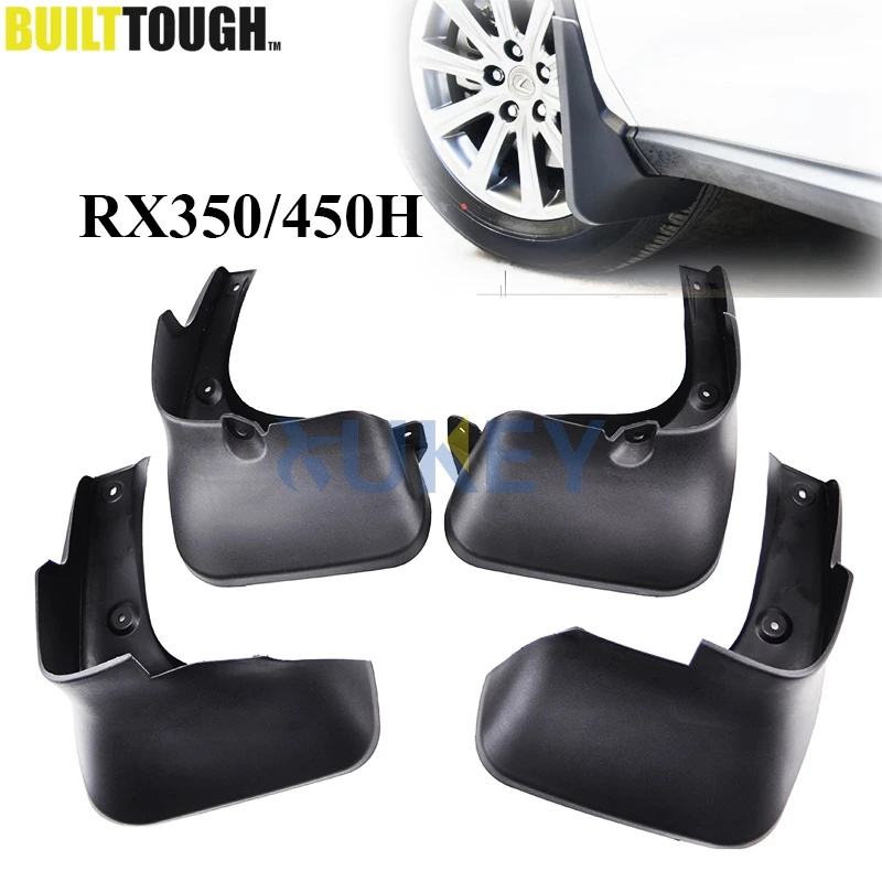 

Аксессуары подходят для Lexus Rx Rx350 Rx450h 2010-2015 Брызговики от грязи Брызговики 2011 2012 2013 2014 Стайлинг брызговиков