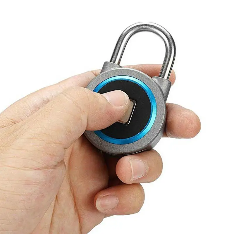 Newest Smart Keyless Fingerprint Lock APP Button Password Unlock Waterproof Anti-Theft Padlock Door Lock for Android iOS System enlarge