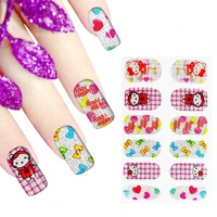 wholesale new arrival delicate finger art beauty full cover sticker nail polish wrap care nail decal 1000packslot free shipping