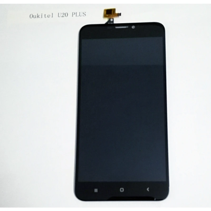 Для Oukitel U20 PLUS ЖК-дисплей+ TP кодирующий преобразователь сенсорного экрана в сборе 5," U20 Plus протестированная замена панели дигитайзера