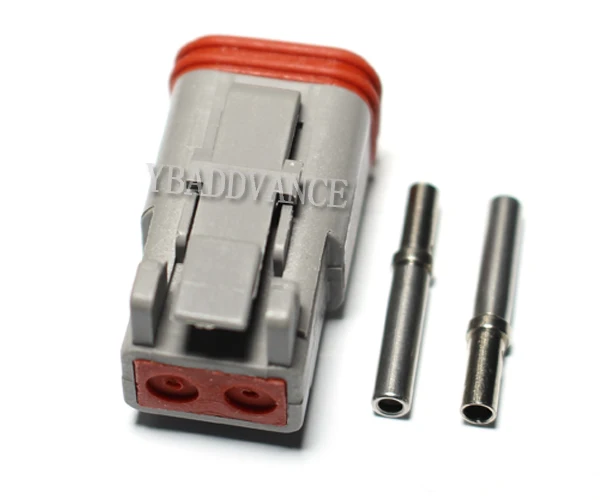 Женский 2 контактный разъем немецкой серии водонепроницаемый с твердыми