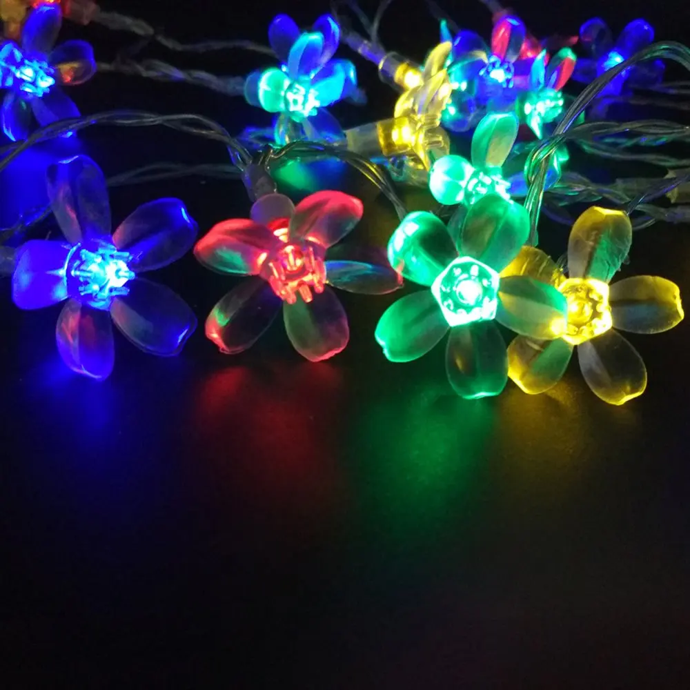 YIYANG украшение дома Вишня светодиодная гирлянда Сакура праздники Гирлянда Декор.