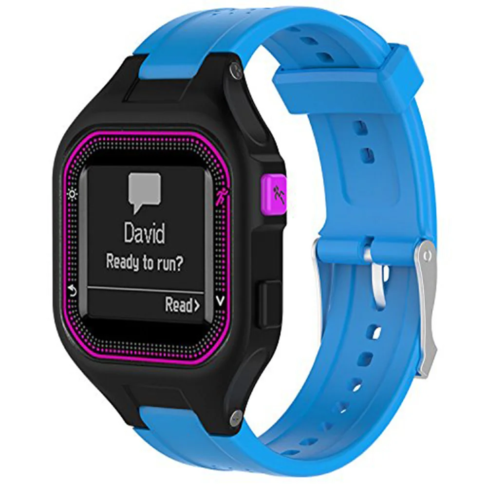 Ремешок для Garmin Forerunner 25 (женский) силиконовый сменный ремешок наручных часов