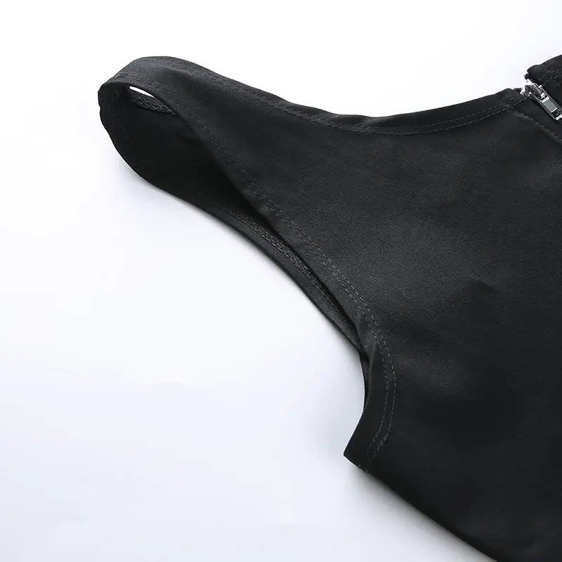 Сексуальный черный короткий летний топ для женщин 2019 новая майка с выемкой Топы