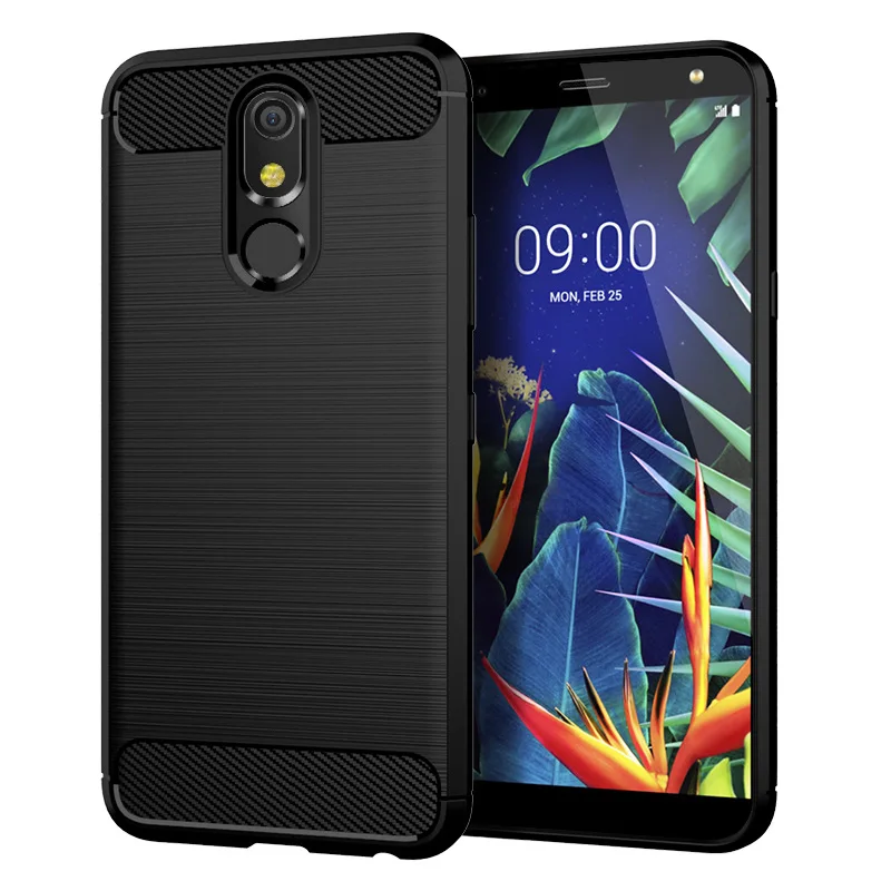 Противоударный чехол для LG K40 5 7 дюйма задняя крышка телефона мягкий из волокна -