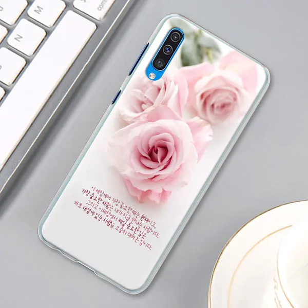 11 Цвет: розовый, пионы чехол КРЫШКА ДЛЯ samsung Galaxy A30 A40 A50 A70 A6 A8 плюс A7 A9 M30 чехол для телефона Coque - Color: 11