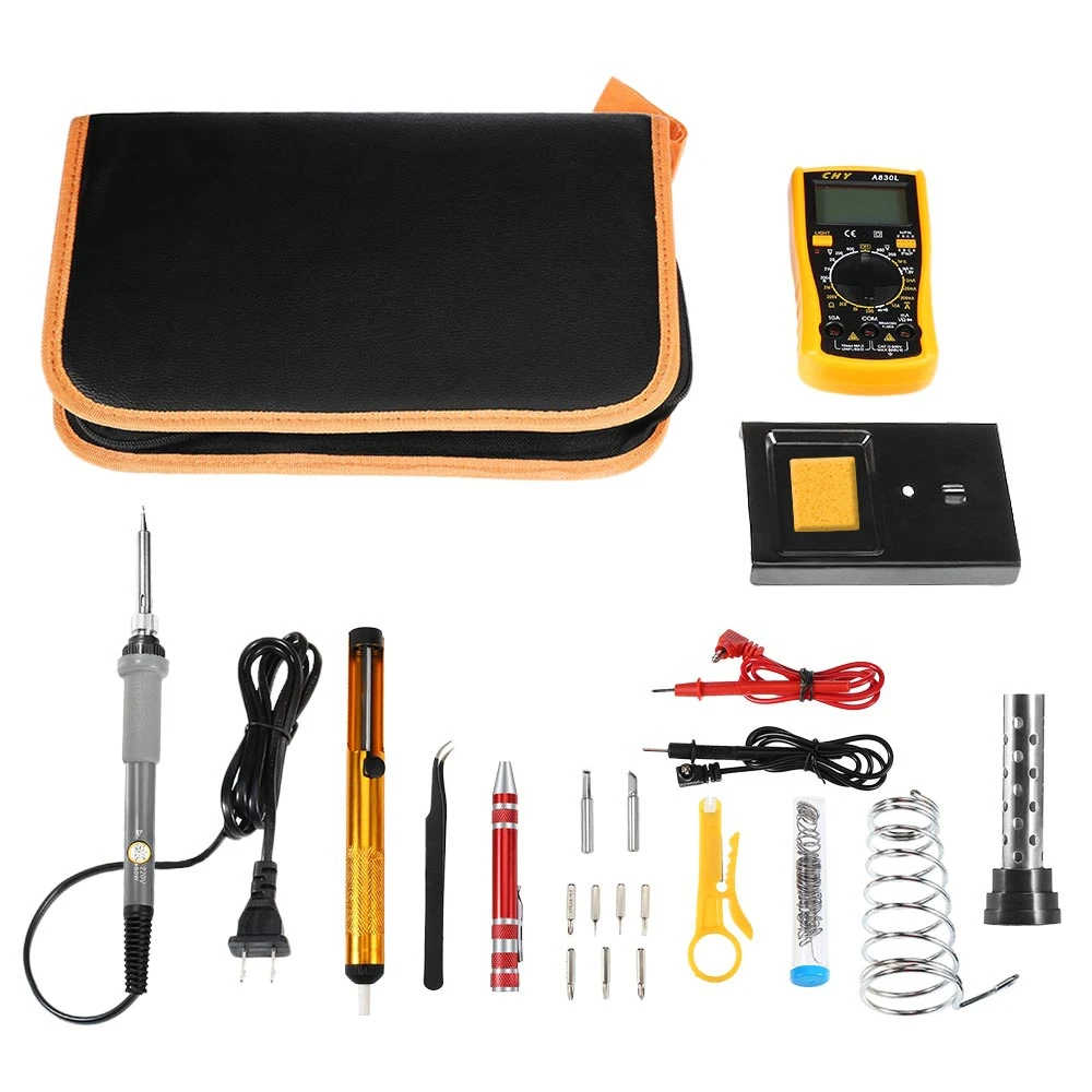 D60 Electric Soldering Iron Kit with Adjustable Temperature Control Welding Tool Irons Portable Repair Tools | Инструменты