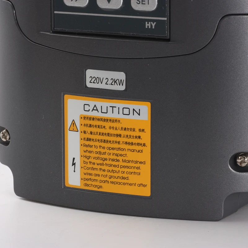 Частотный инвертор для двигателя с ЧПУ 220 В 2 кВт привод переменной частотой 1hp или