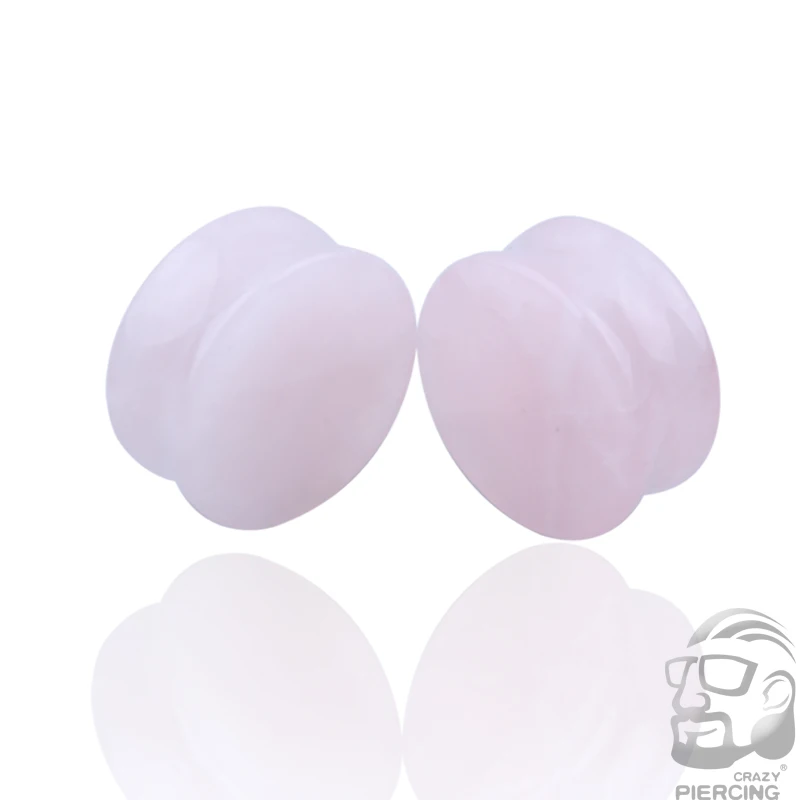 Ювелирные изделия для пирсинга тела пара розовых цветов кварцевый камень