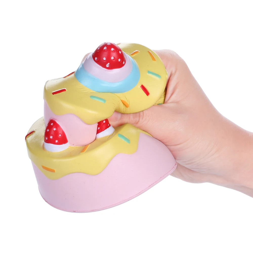 Vlampo розничная продажа 1 шт. Kawaii медленно расправляющиеся мягкие игрушки желтый