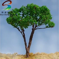 10pcs h 12cm model wire scale tree for building model layout model tree with leaf