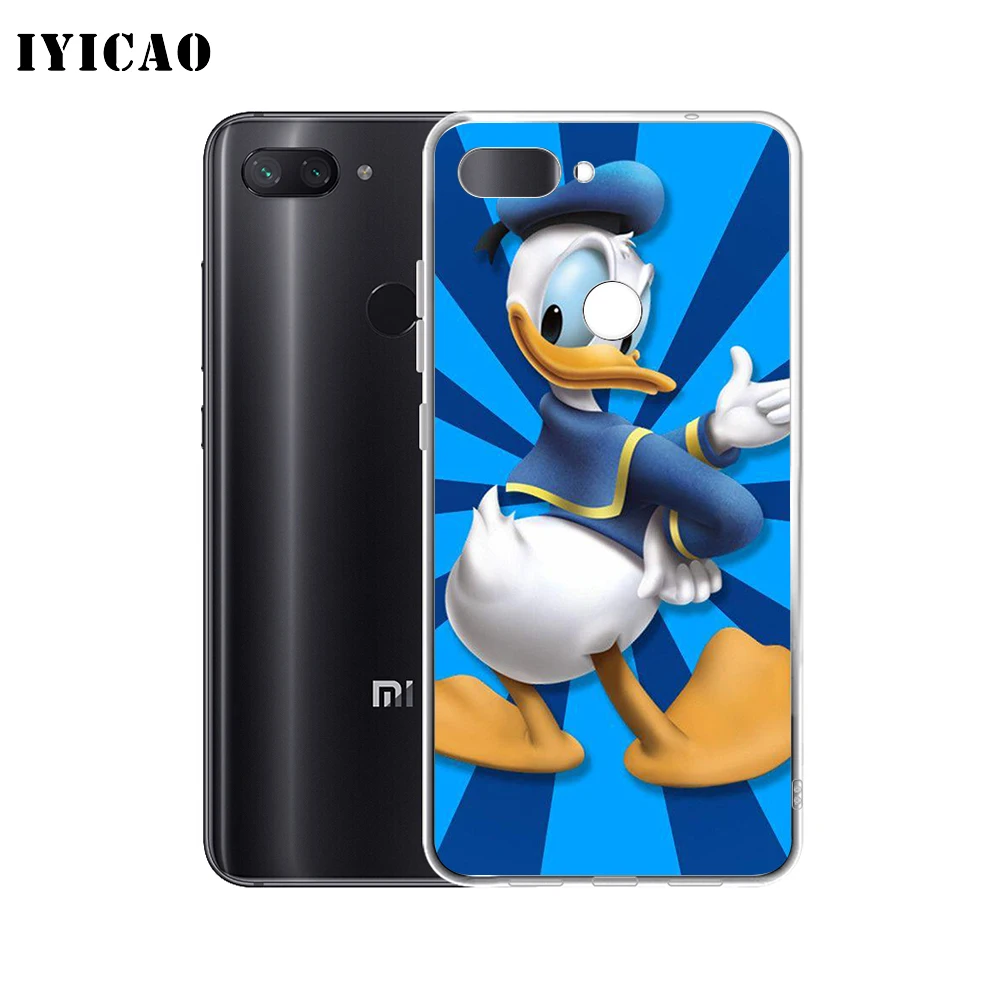 IYICAO Дональд Дак Мягкий силиконовый чехол для телефона Xiaomi Redmi 4A 5A 6A Note 7 6 5 Pro Plus 4X