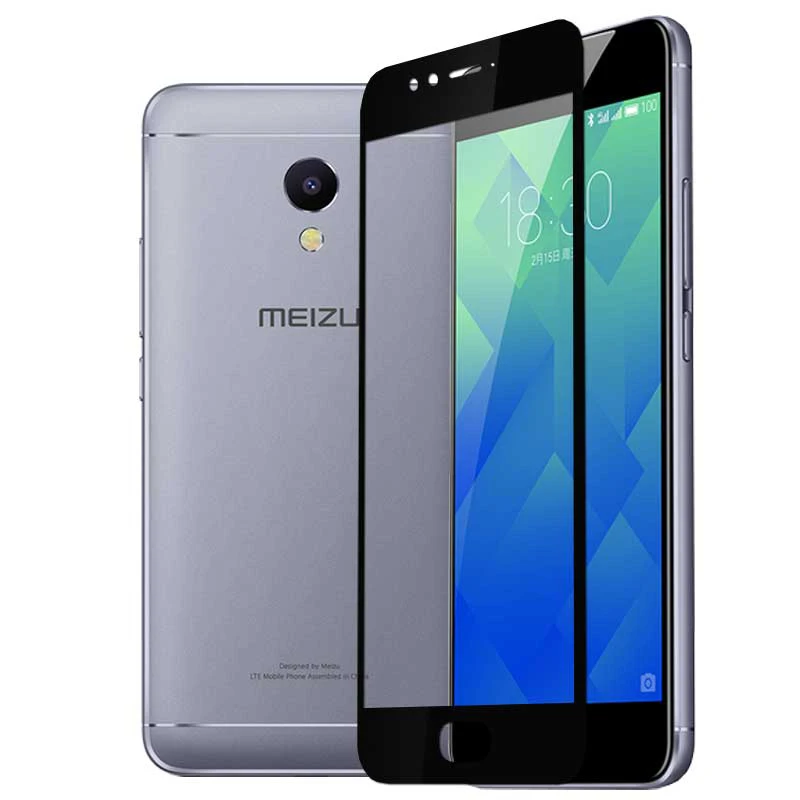 MAKAVO полное покрытие закаленное стекло Защита экрана для Meizu M5S Тонкая Защитная