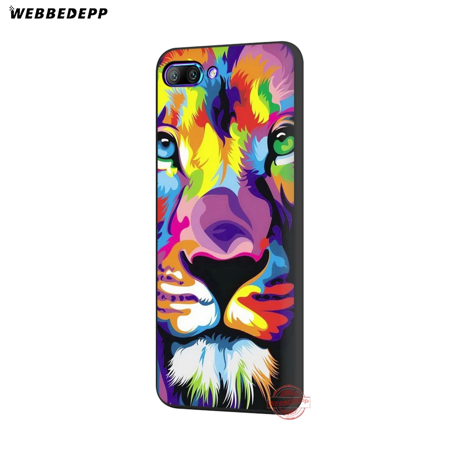 WEBBEDEPP мягкий чехол с большим львом на камнях для Honor 20 10 9 9X 8 Lite 8C 8X 7X 7C 7A 3 ГБ 6A Pro View |