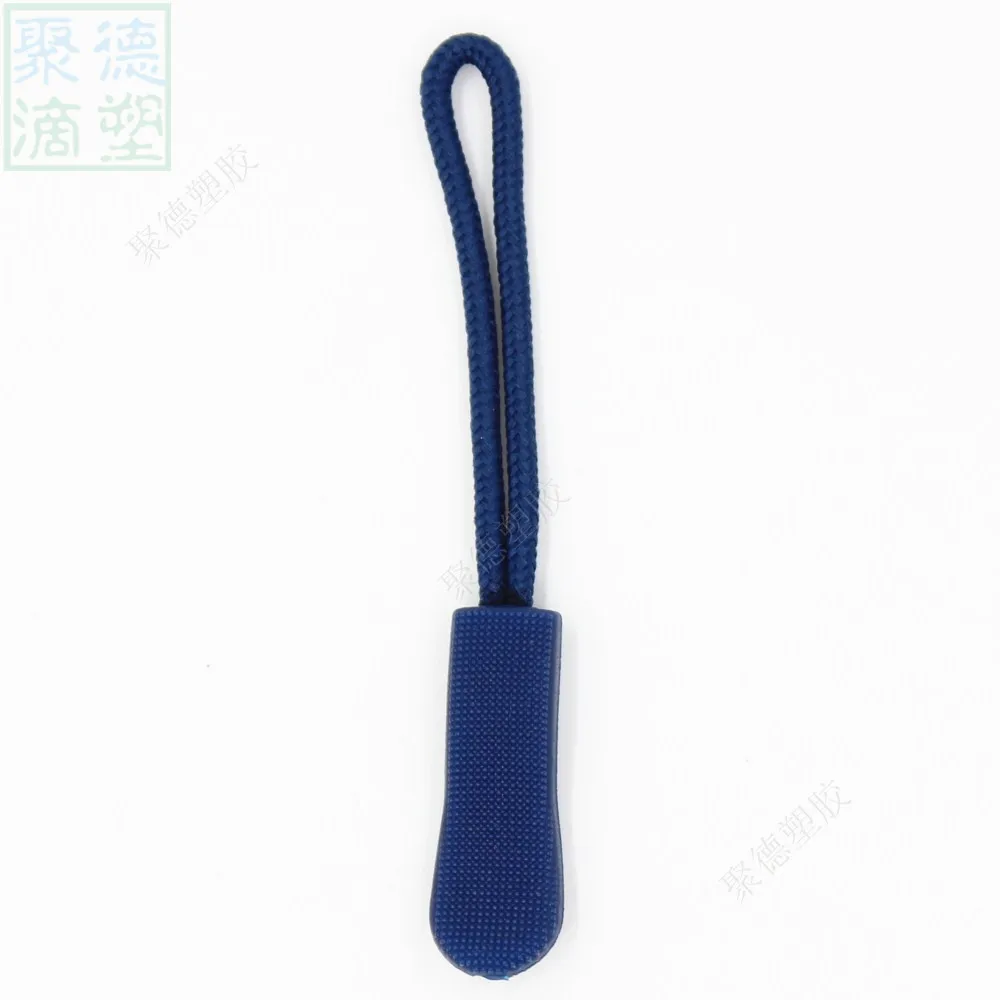 dk blue 30 шт смешанный цвет застежка-молния шнура веревка концы замок молния зажим Пряжка Черный для рюкзака одежда аксессуары G9-2 - Цвет: dk blue