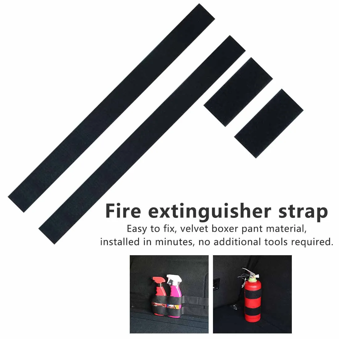 FORAUTO органайзер для багажника автомобиля ремни крепления огнетушителя 2 длинных