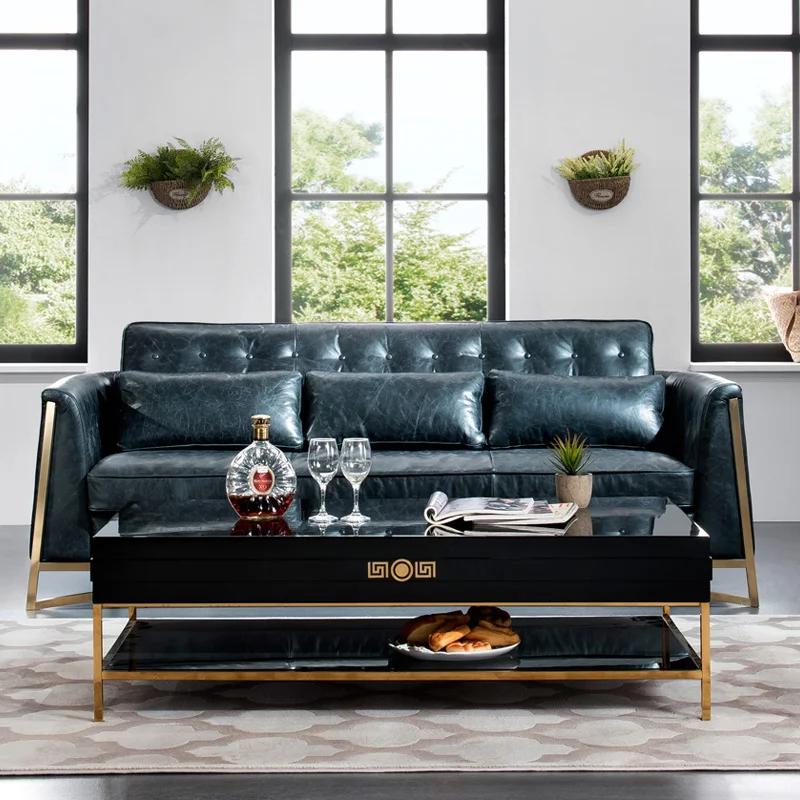 Новый Фошань из натуральной кожи диване Гуандун мебель для гостиной диван