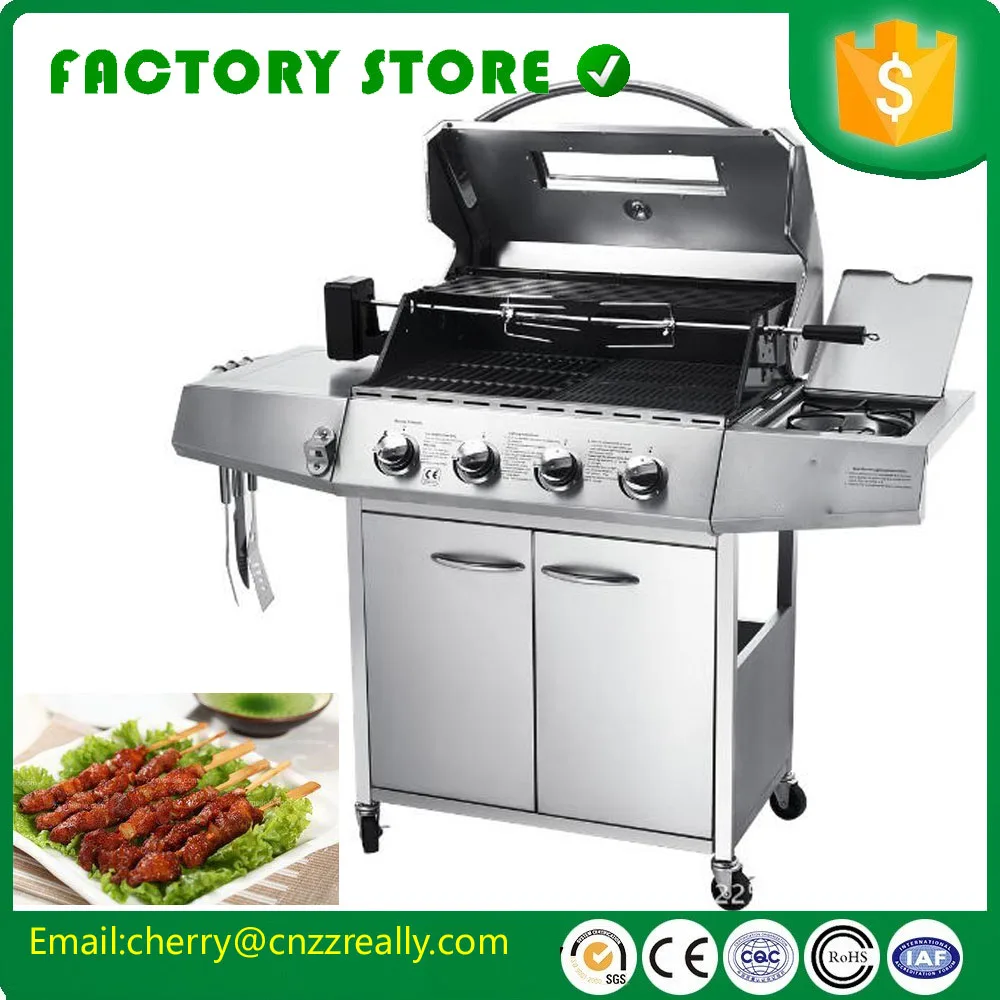 Бесплатная доставка по морю CFR Коммерческая Бездымная машина для барбекю кур