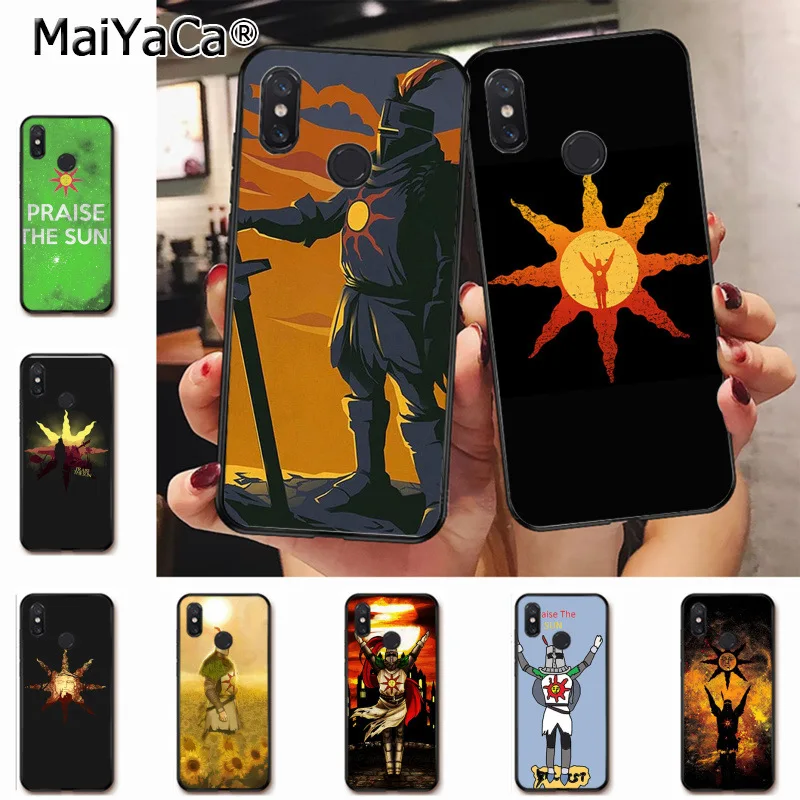 MaiYaCa Praise The Sun Dark Souls модный дизайн черный чехол для мобильного телефона xiaomi redmi 5plus