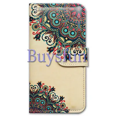 Bcov Стильный Красочный Цветок Кожаный Бумажник Чехол Для Iphone 6 Plus/6 S Plus 100023191 |