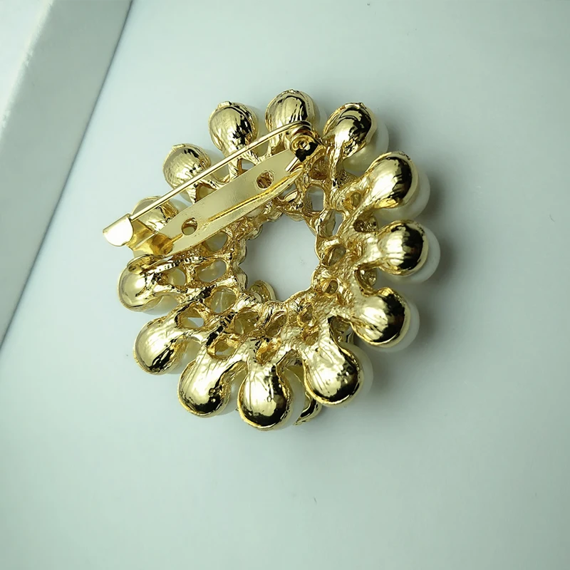 Модные Опал цветок брошь Булавки Для женщин одежда Интимные аксессуары со