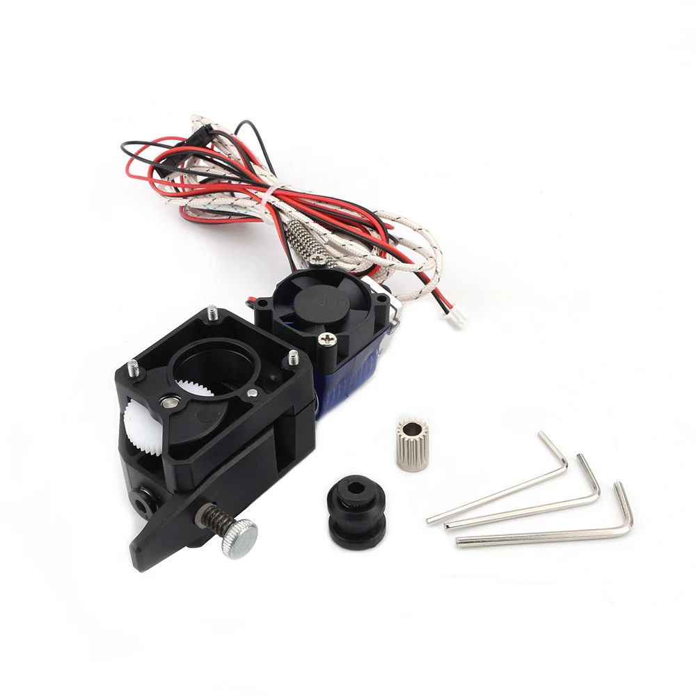 Черный BMG экструдер V6 HOTEND Боуден экструдер с PT100 датчик двойной привод экструдер для Wanhao D9 Creality CR10 Ender 3 Anet E10