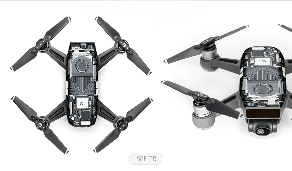 Pgytech новые ПВХ Водонепроницаемый наклейки Наклейка кожи Protector для DJI Spark Drone аксессуары тела W4/TR