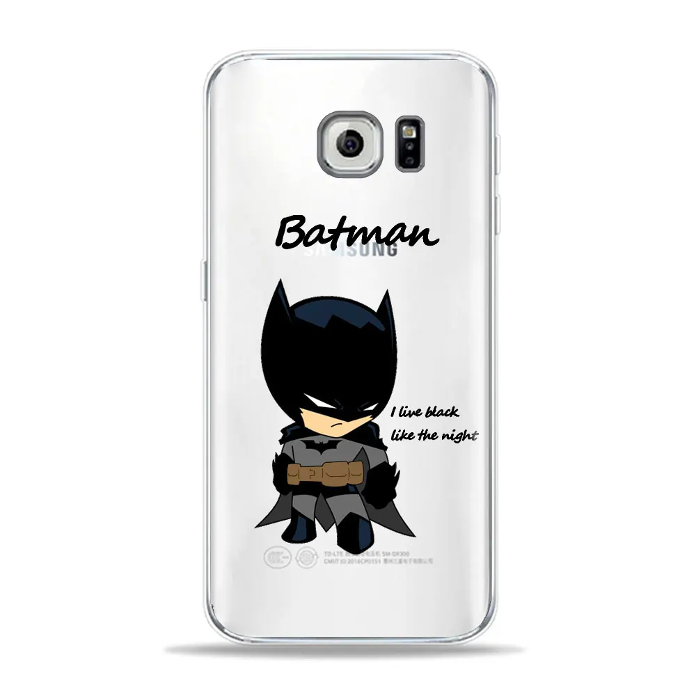 TPU D3043 Забавный чехол для телефона Marvel Бэтмен Чиби Дэдпул для samsung S10 S8 S9 Plus S7 Edge A9 A6 A7 A5 TPU чехол для samsung A50 чехол - Цвет: TPU D3043