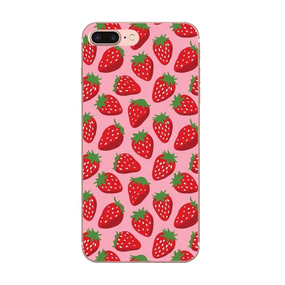 Клубника лето фрукты для Sony Xperia Z Z1 Z2 Z3 Z4 Z5 compact Mini M2 M4 M5 T3 E3 E5 XA XA1 XZ Премиум