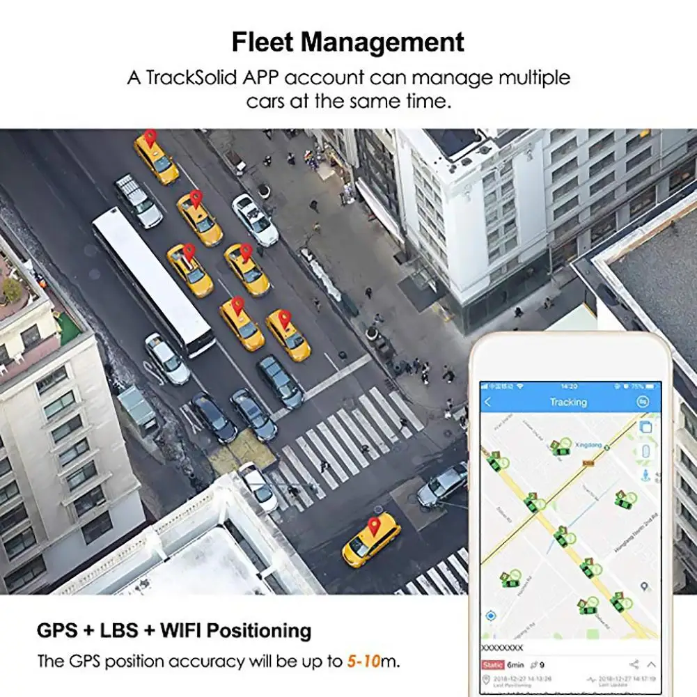 OBD2 Plug Play автомобильный gps-трекер с gps позиционированием в реальном времени