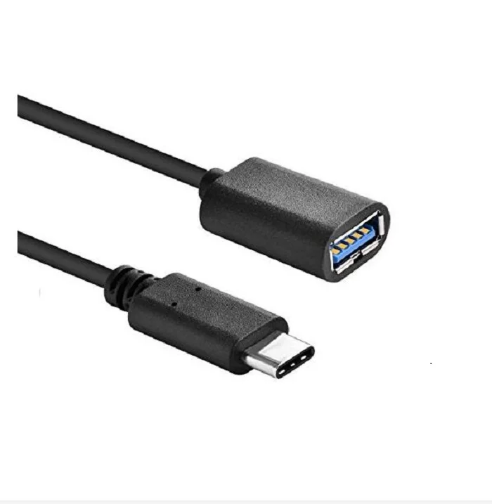 Переходник OTG с USB 3 1 Type C папа на 0 мама поддержка А кабеля для быстрой зарядки